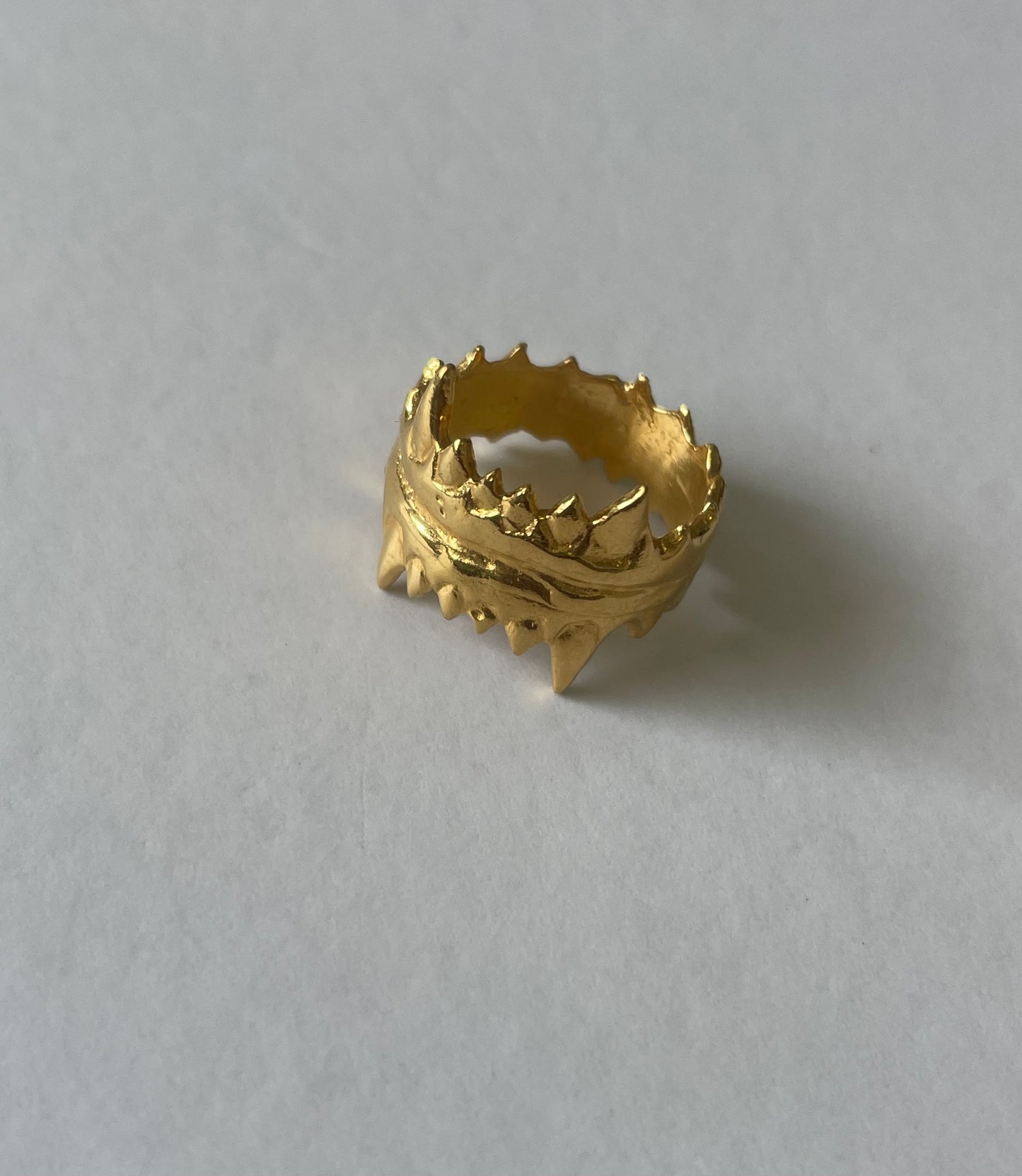 BE KOLD REVERSED Ring GOLD PLATED