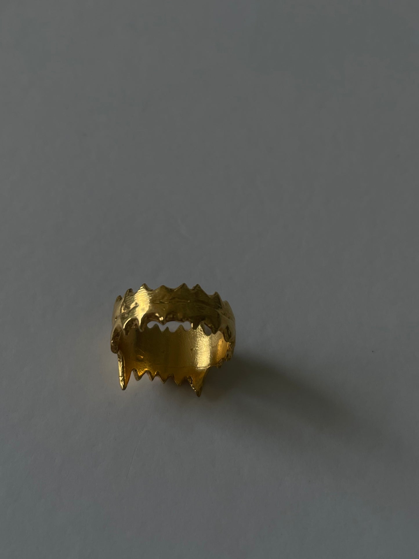 BE KOLD REVERSED Ring GOLD PLATED