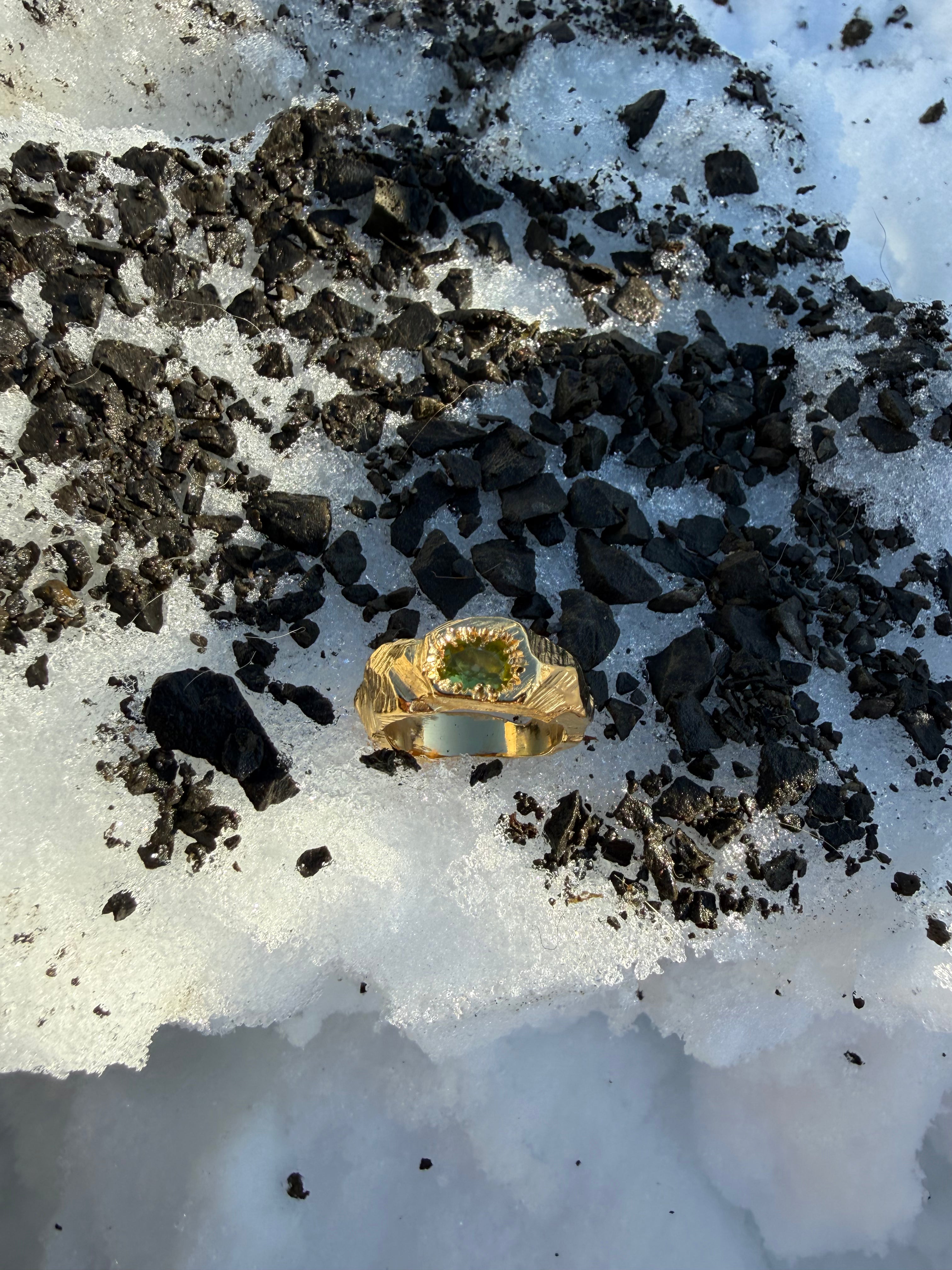 EYJA Ring GOLD PLATED Peridot