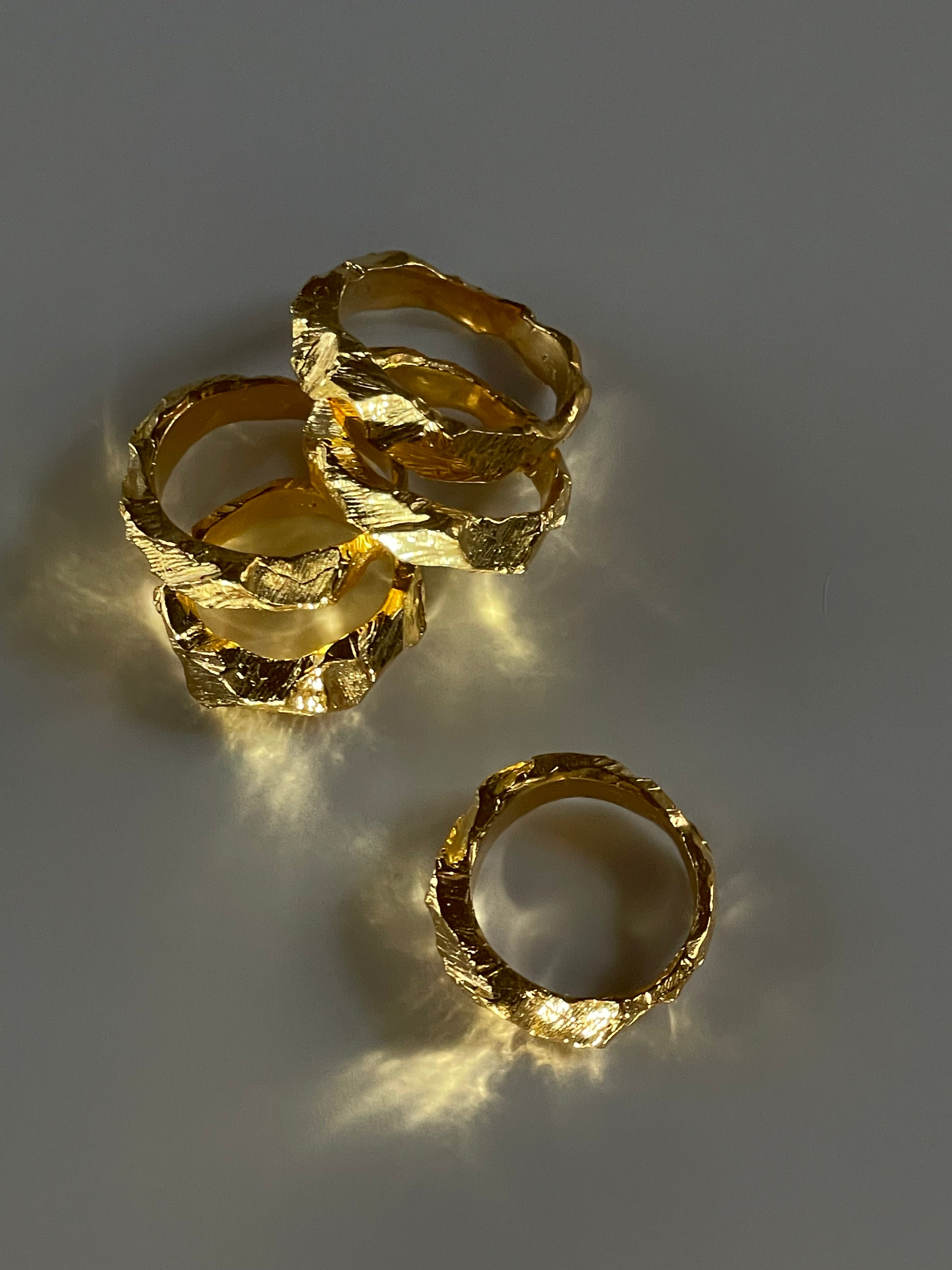 JÖKULL Ring GOLD PLATED