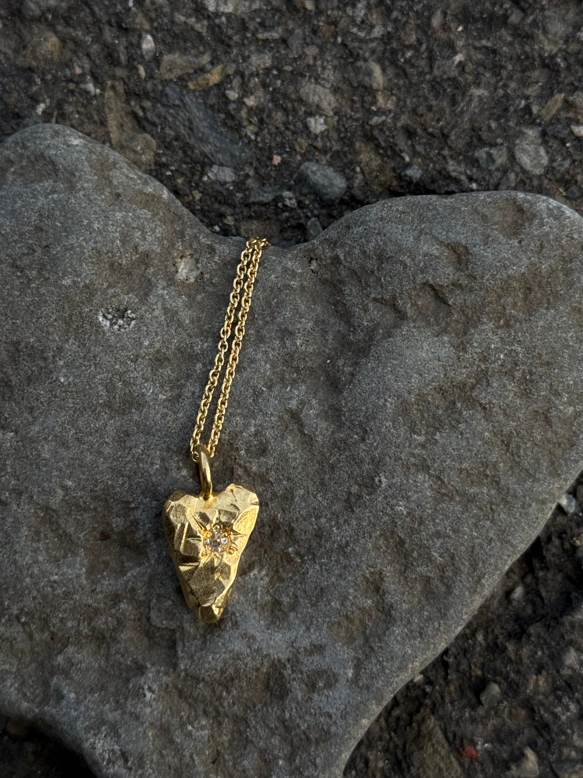 MY HEART Pendant Clear Zirkon