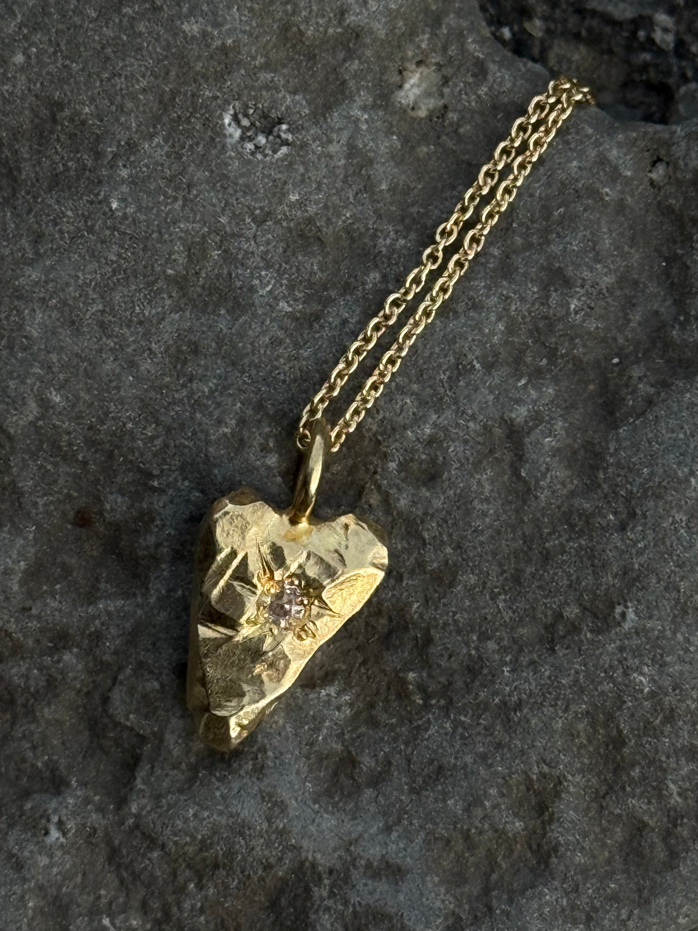 MY HEART Pendant Clear Zirkon