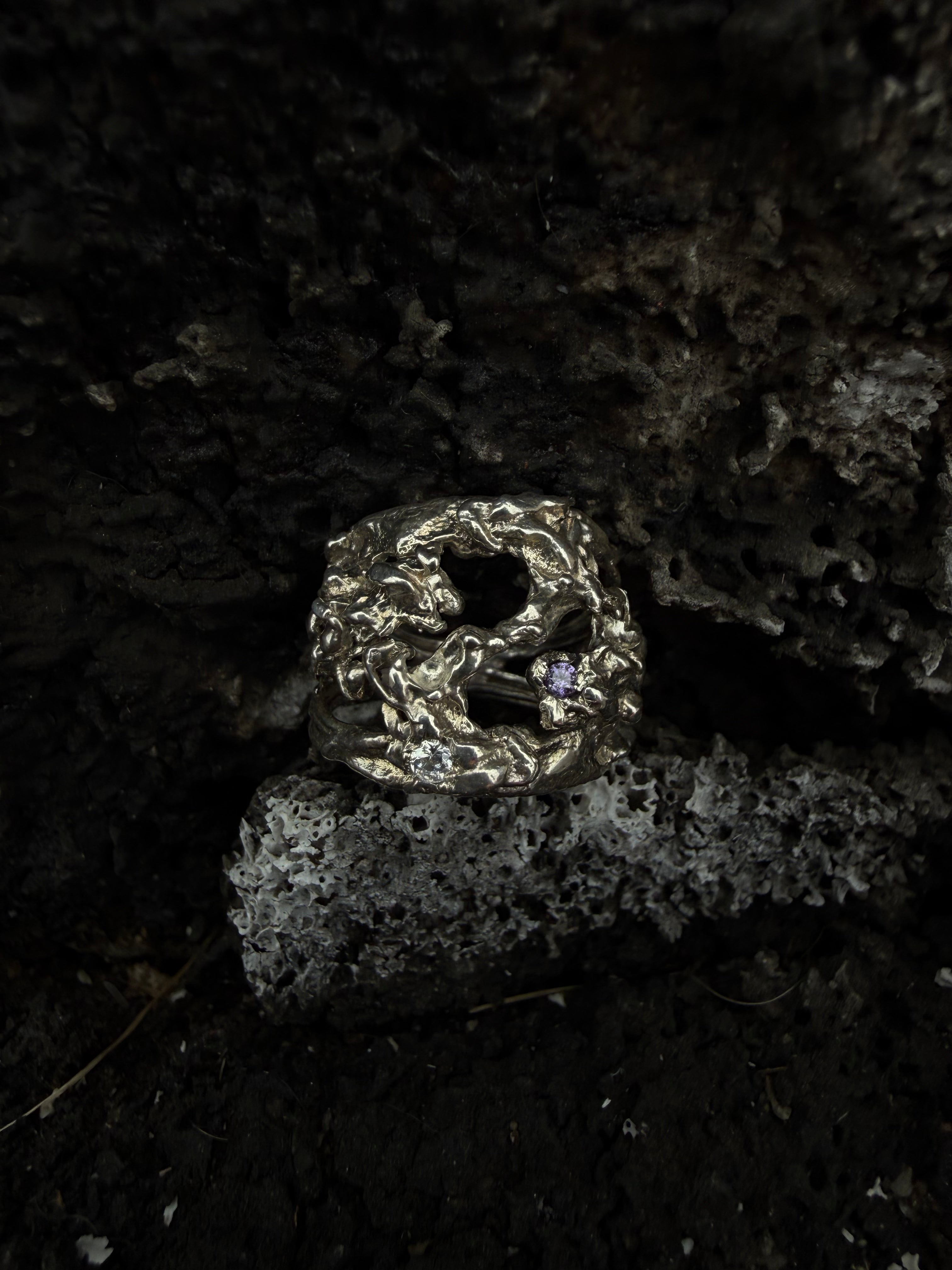 SIRKA ring 2x stones