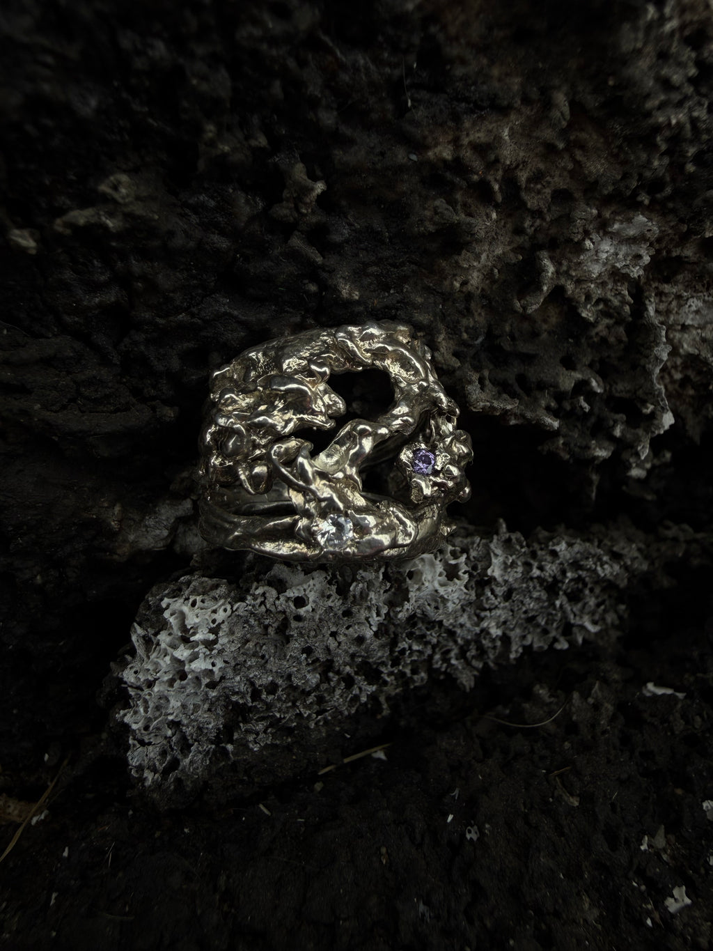 SIRKA ring 2x stones
