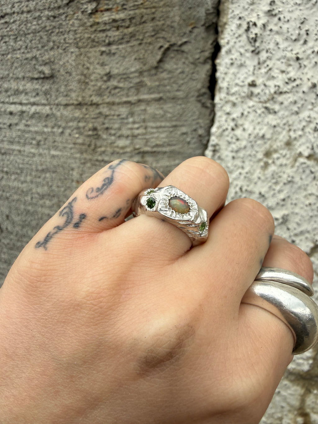EYJA Ring 4x stones