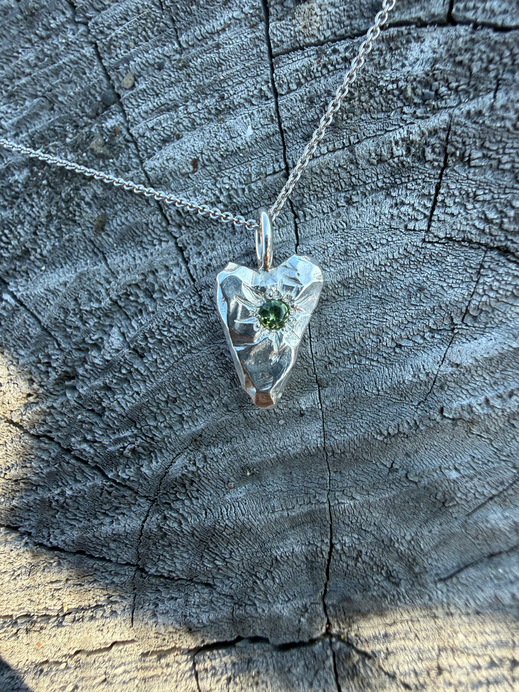 MY HEART Pendant - Green tourmaline