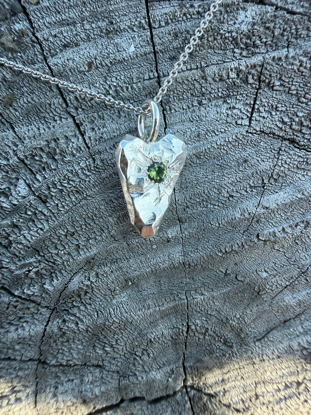 MY HEART Pendant - Green tourmaline