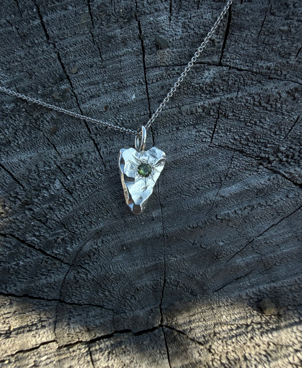 MY HEART Pendant - Green tourmaline