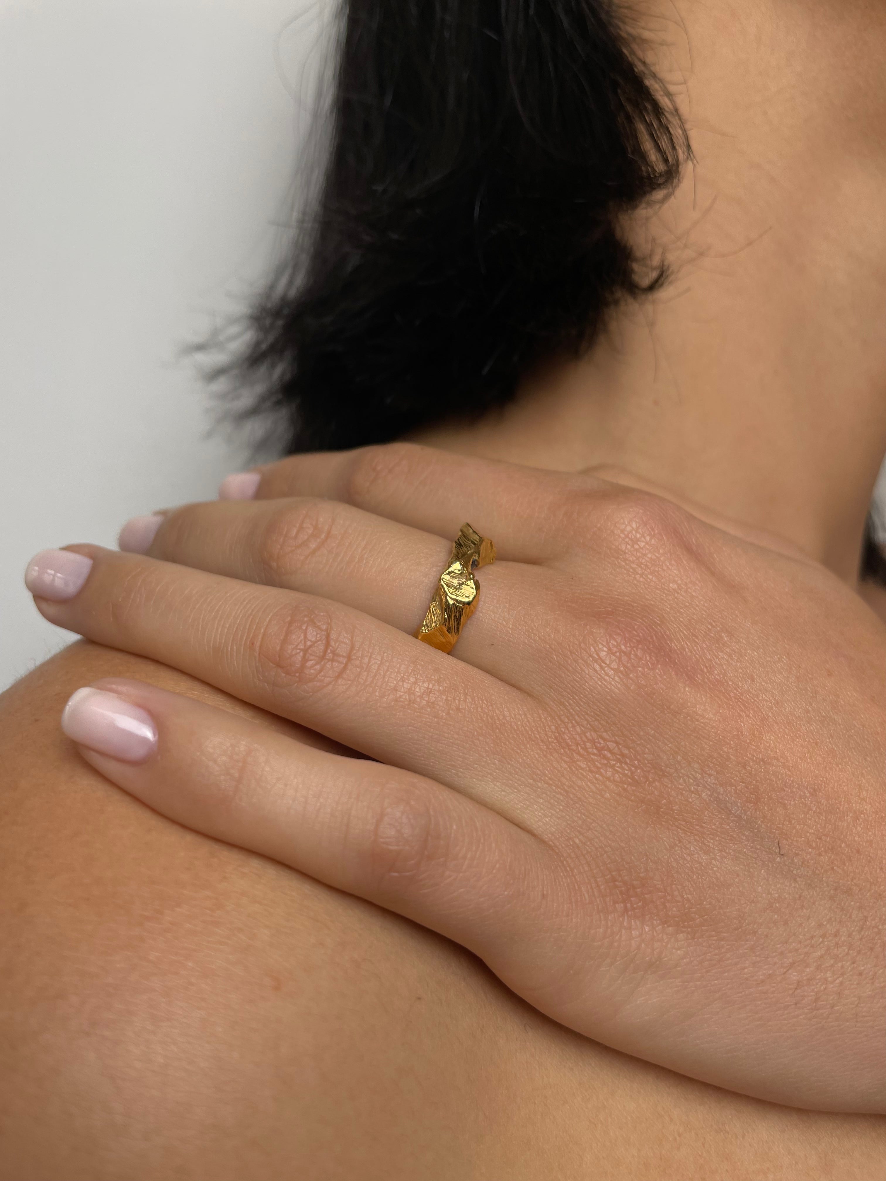 JÖKULL Ring GOLD PLATED