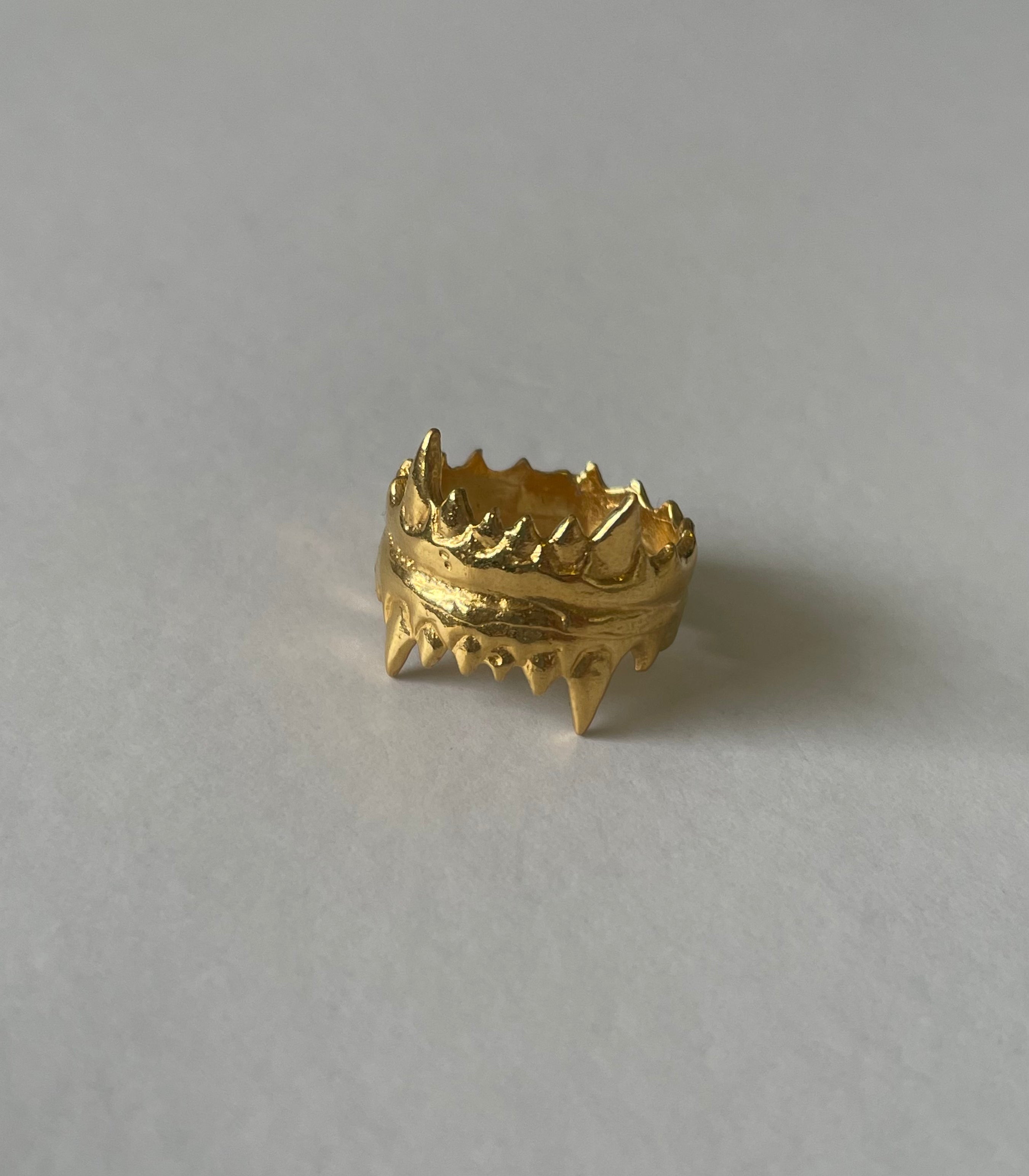 BE KOLD REVERSED Ring GOLD PLATED