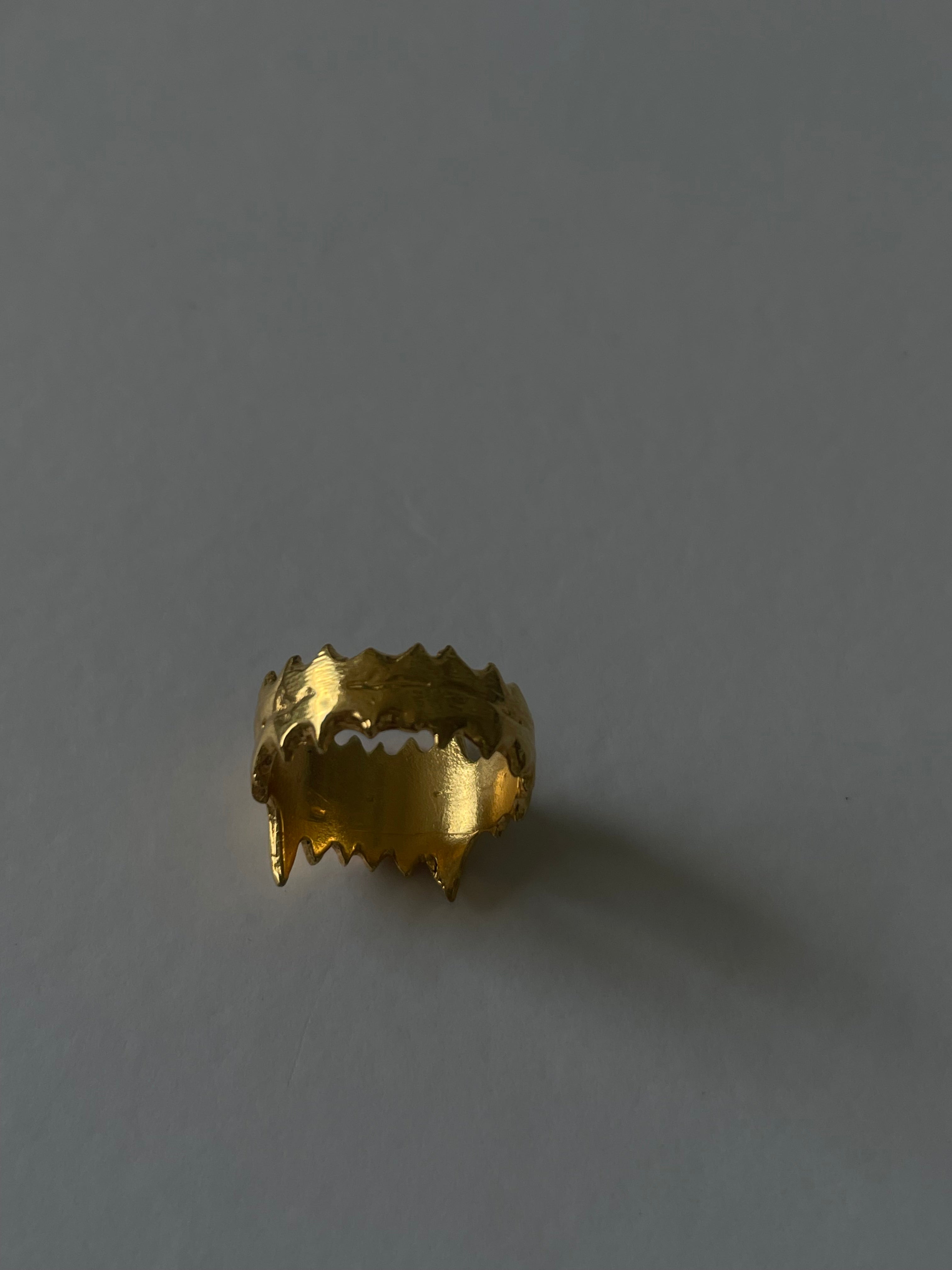 BE KOLD REVERSED Ring GOLD PLATED