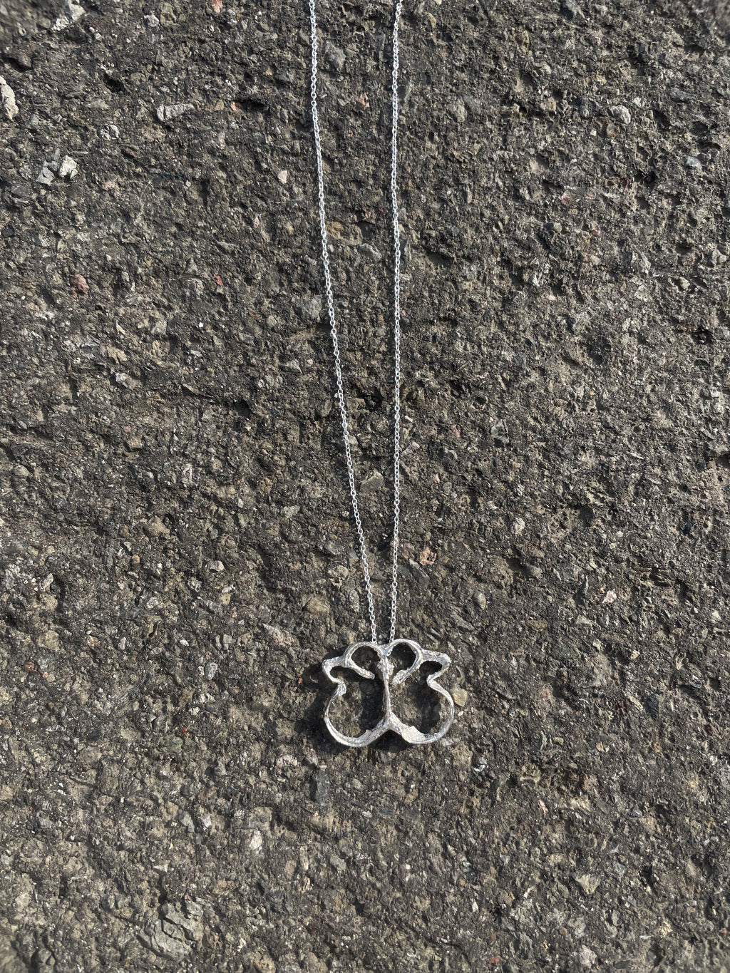 Polar bear snout necklace
