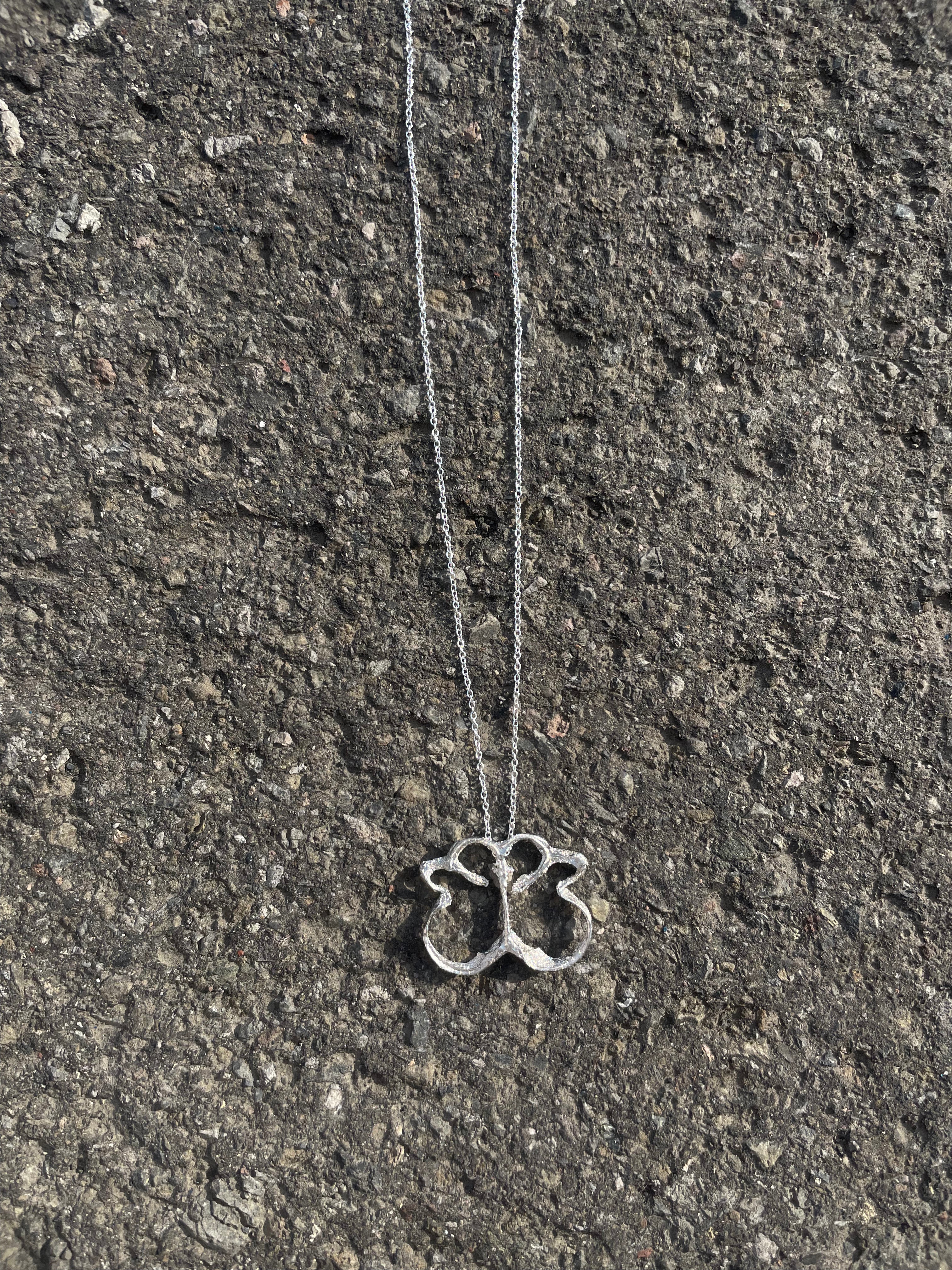 Polar bear snout necklace