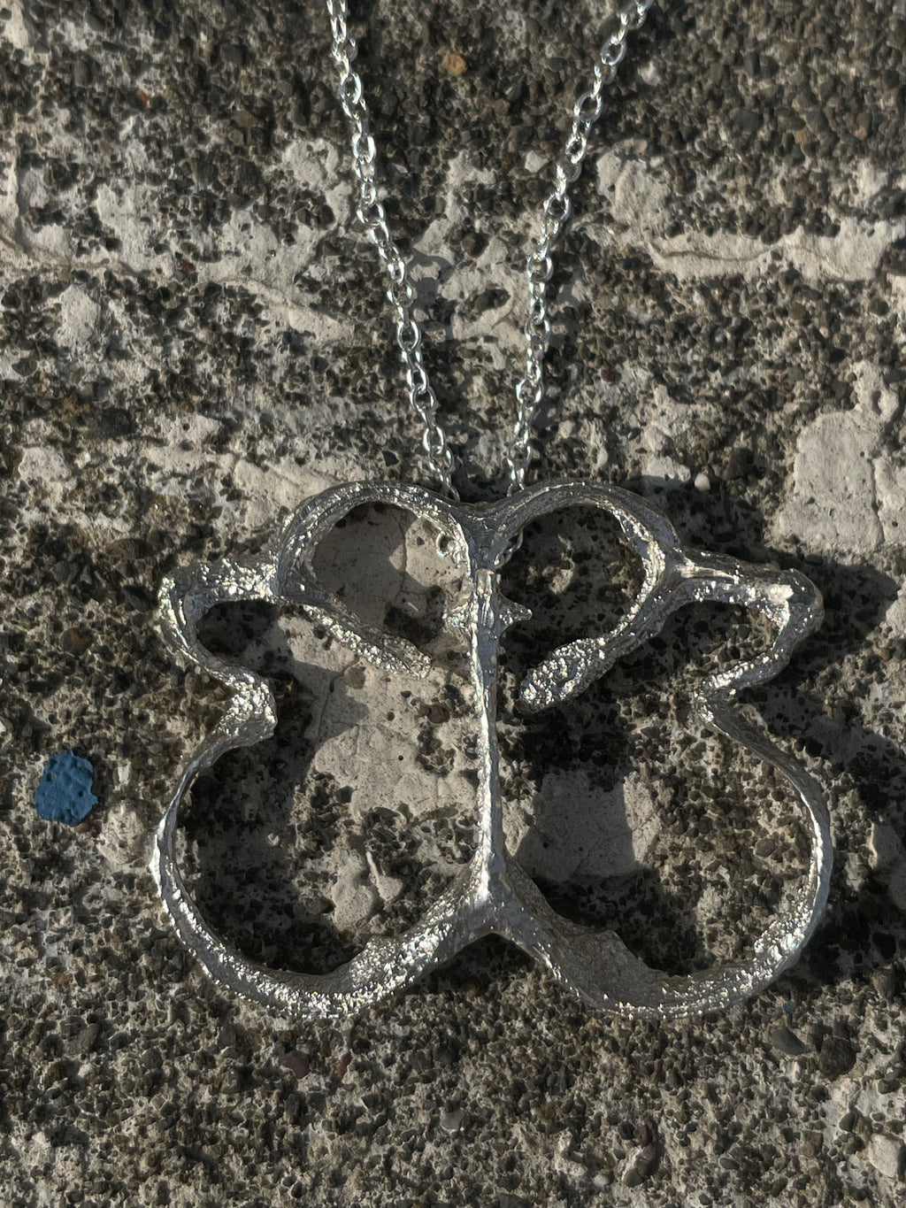 Polar bear snout necklace