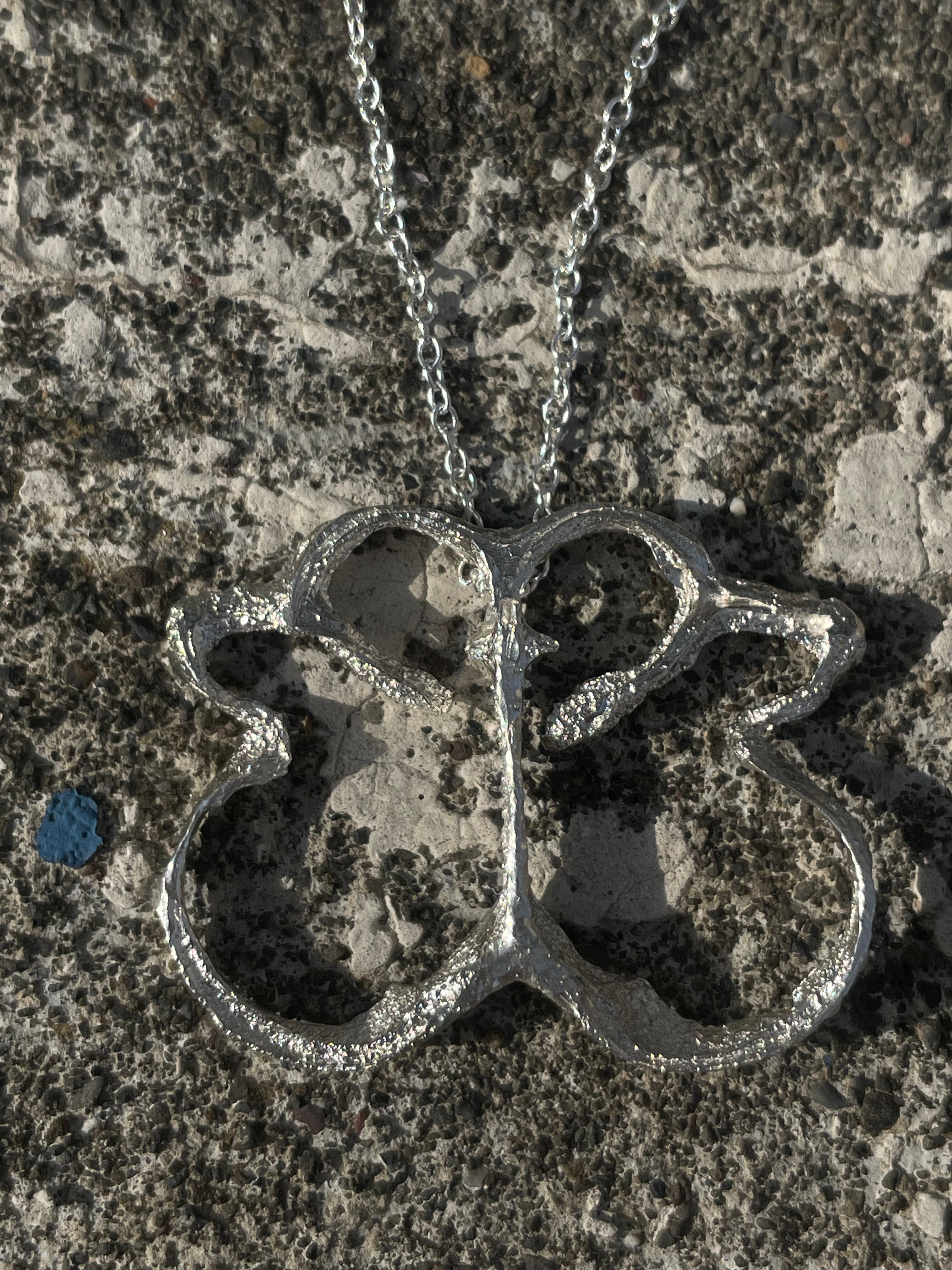 Polar bear snout necklace