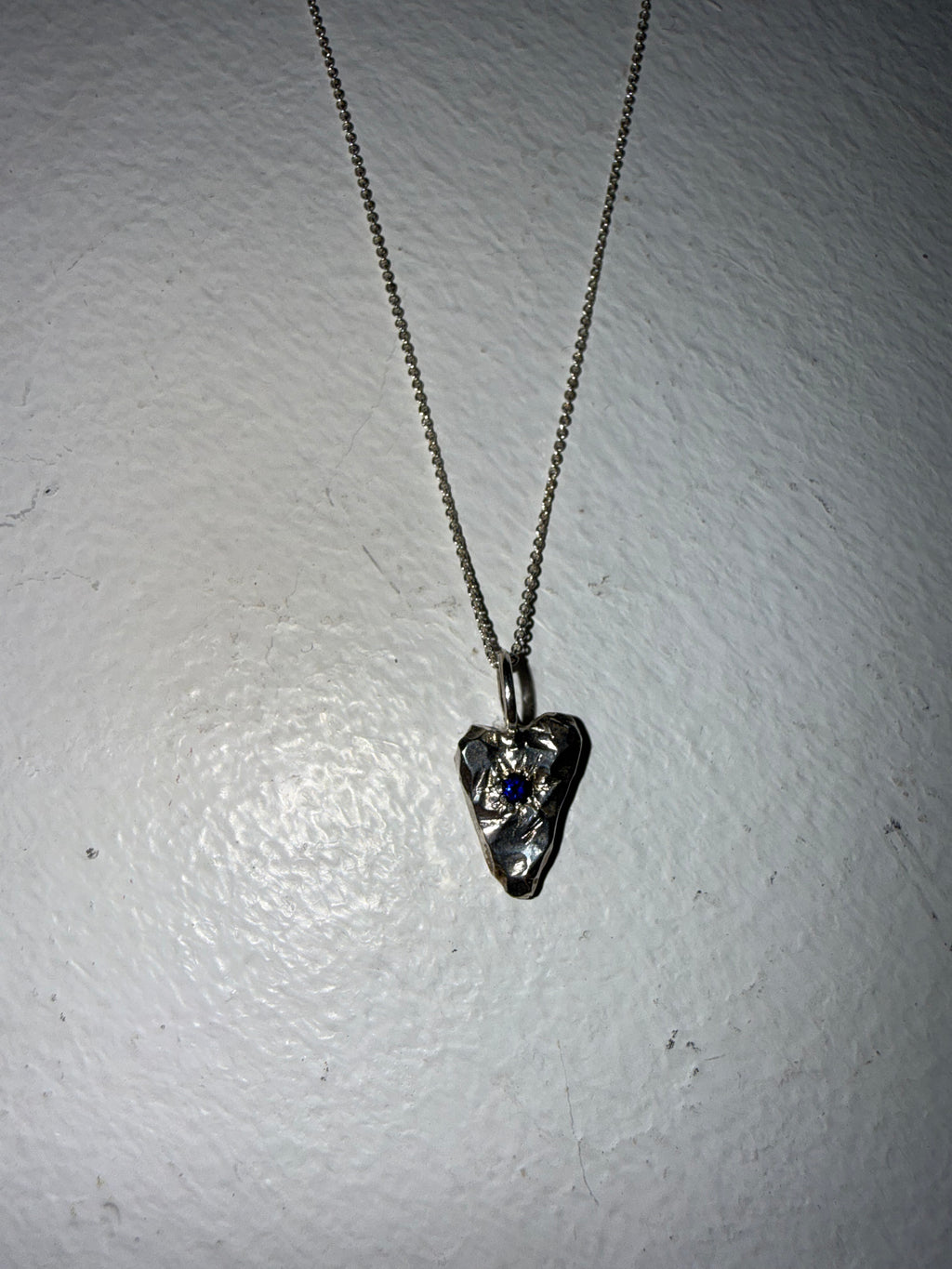 MY HEART Pendant Synthetic sapphire