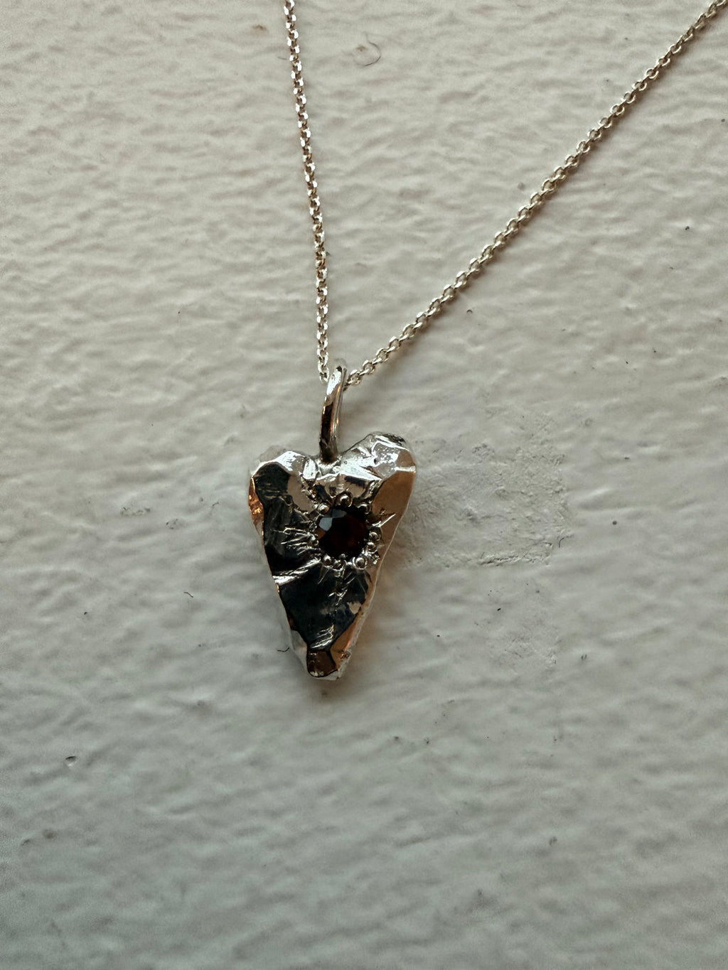 MY HEART Pendant Garnet