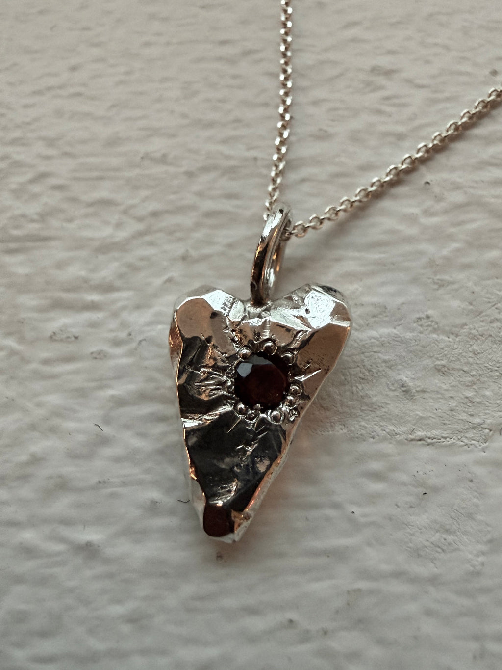 MY HEART Pendant Garnet