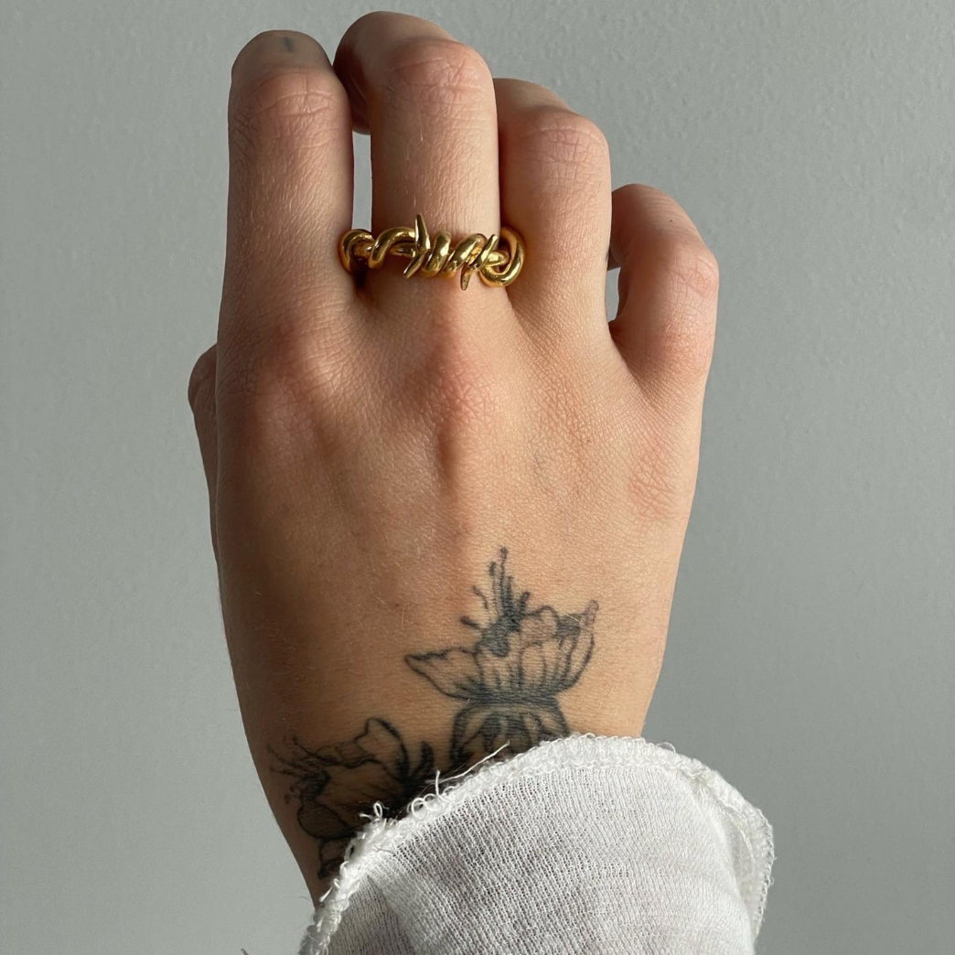 ADAM Ring GOLD PLATED