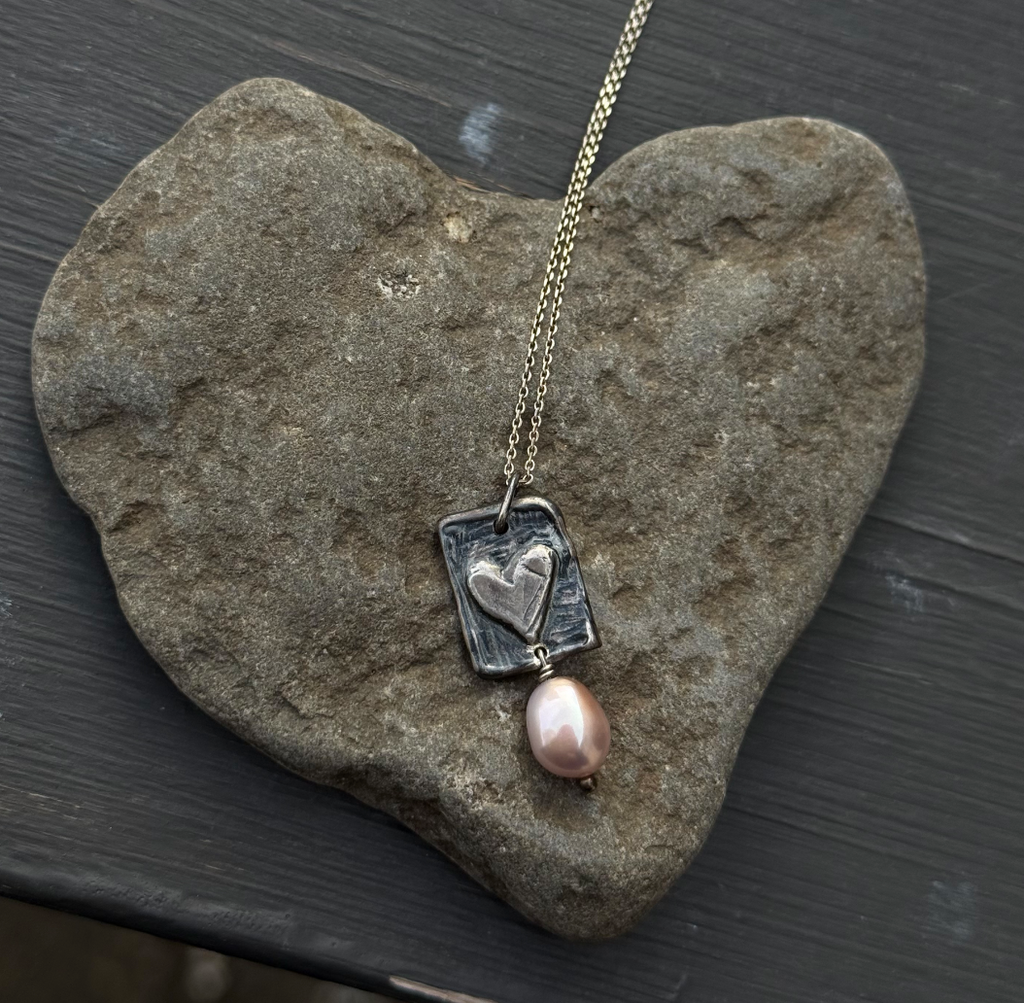 SQUARE LOVE with pearl