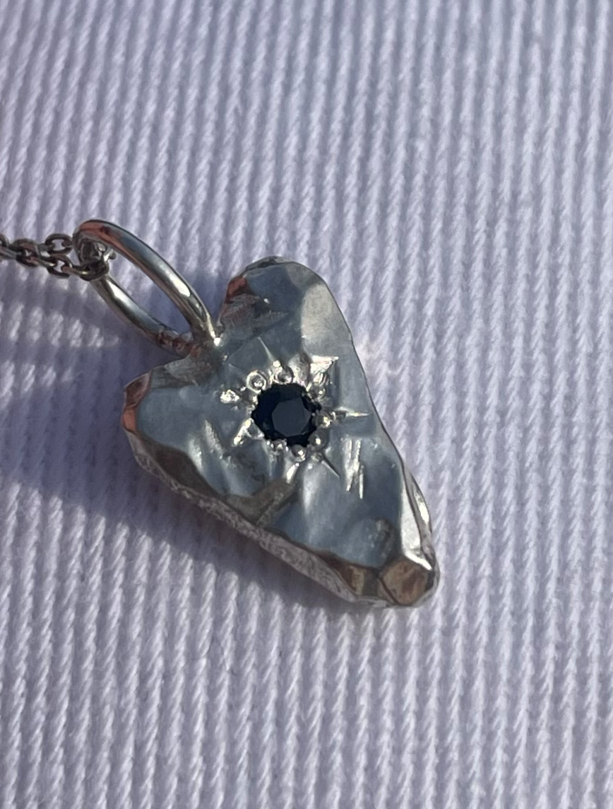 MY HEART Pendant Sapphire