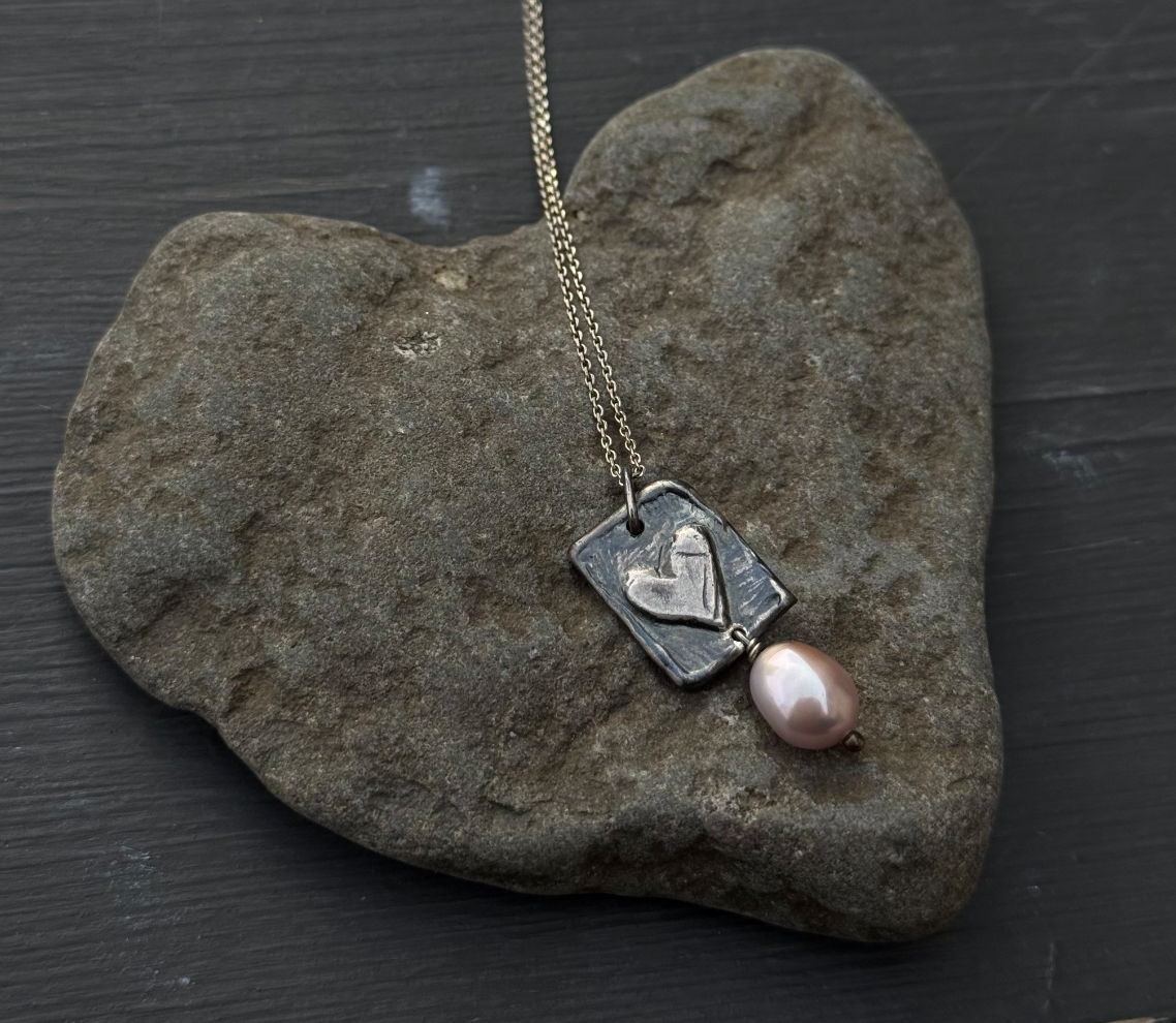 SQUARE LOVE with pearl
